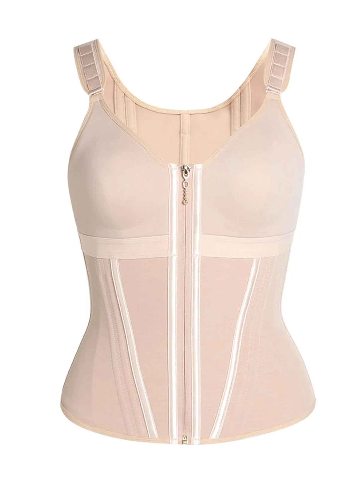 Double-Layer Waist Shaper Girdle With Bra - Sculpté