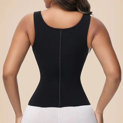 Double-Layer Waist Shaper Girdle With Bra - Sculpté